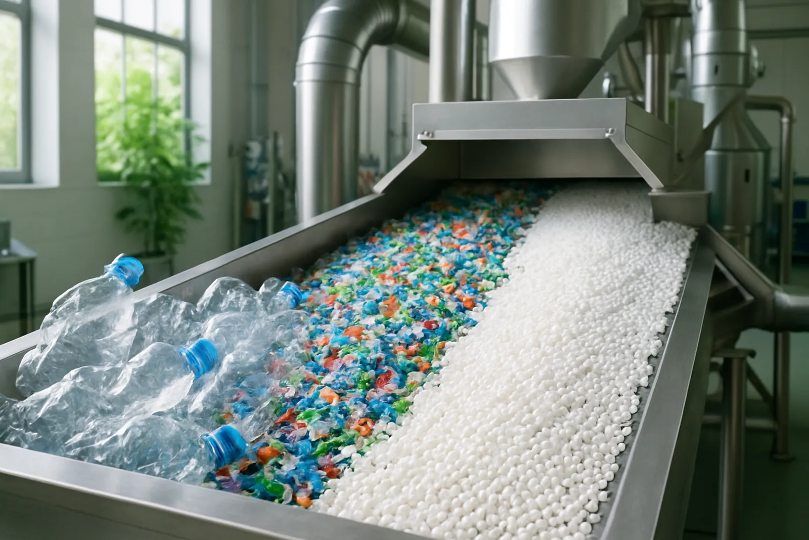 Porträt: Wie DePoly aus dem Wallis PET-Müll ohne Hitze recycelt