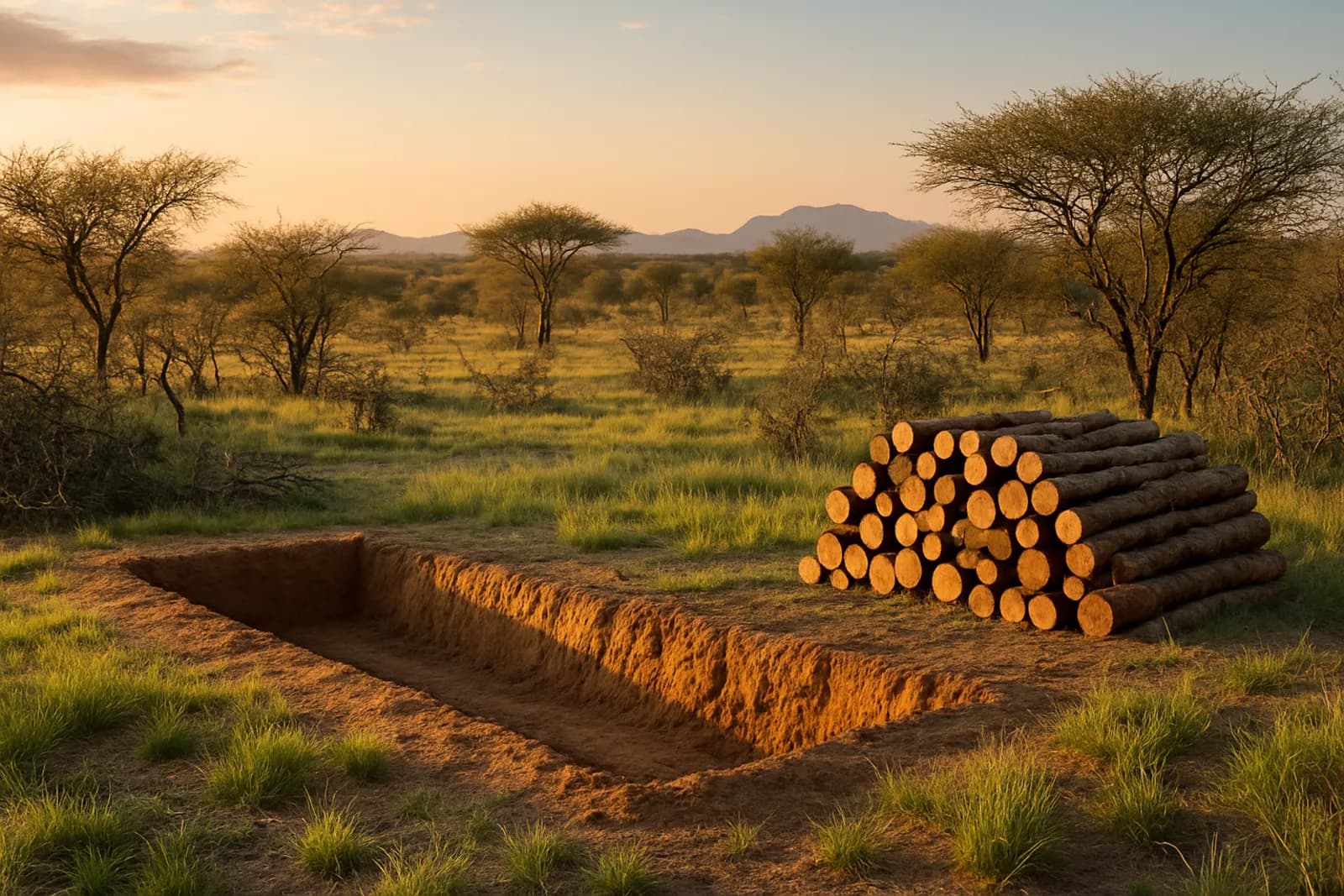 Porträt: Wie Tivano in Namibia Buschholz unter die Erde bringt und daraus CO2-Zertifikate macht