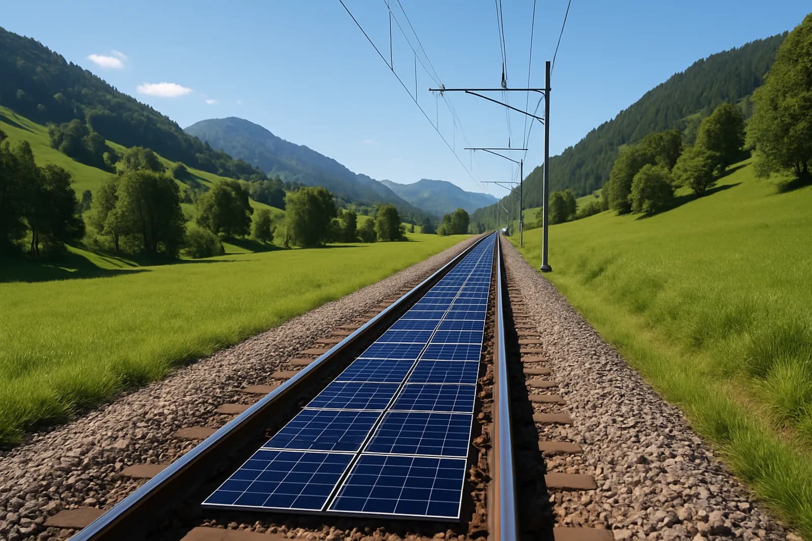 Porträt: Wie Sun-Ways aus Ecublens den Solarpark zwischen die Schienen legt